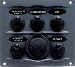 BEP Marine 5 Switch Panel Splash Proof